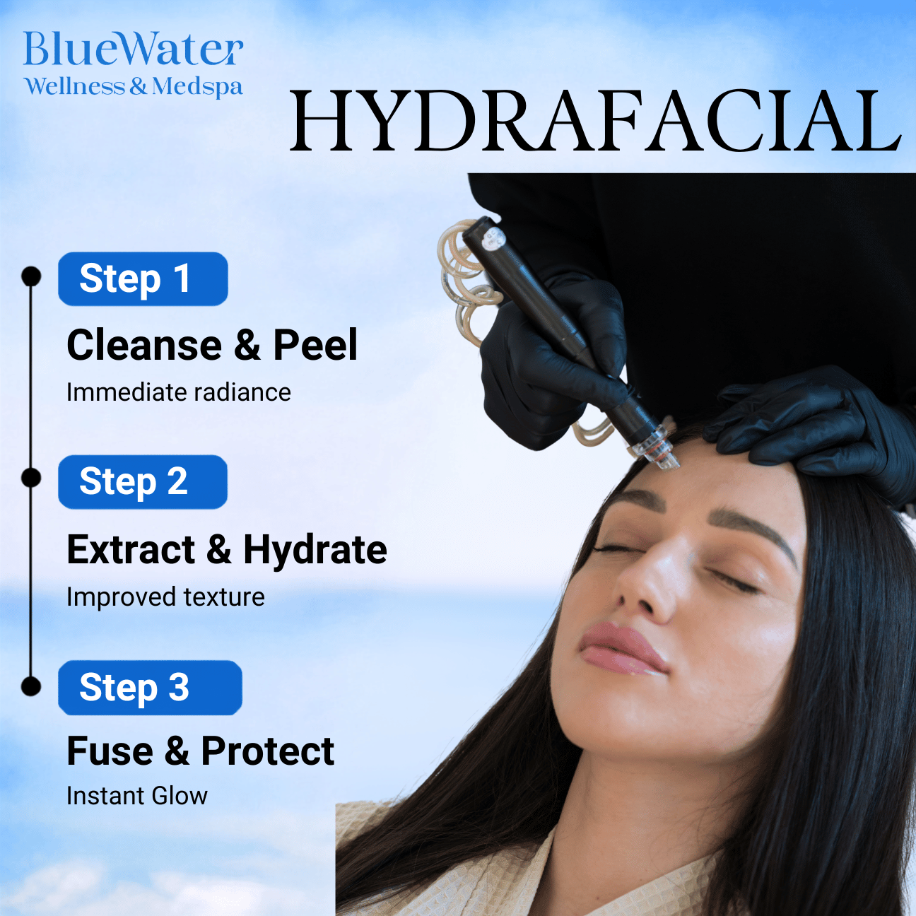HydraFacial at BlueWater Wellness in Ponte Vedra, FL