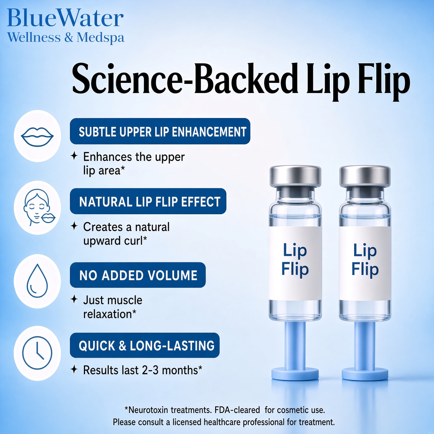 Lip Flip at BlueWater Wellness in Ponte Vedra, FL
