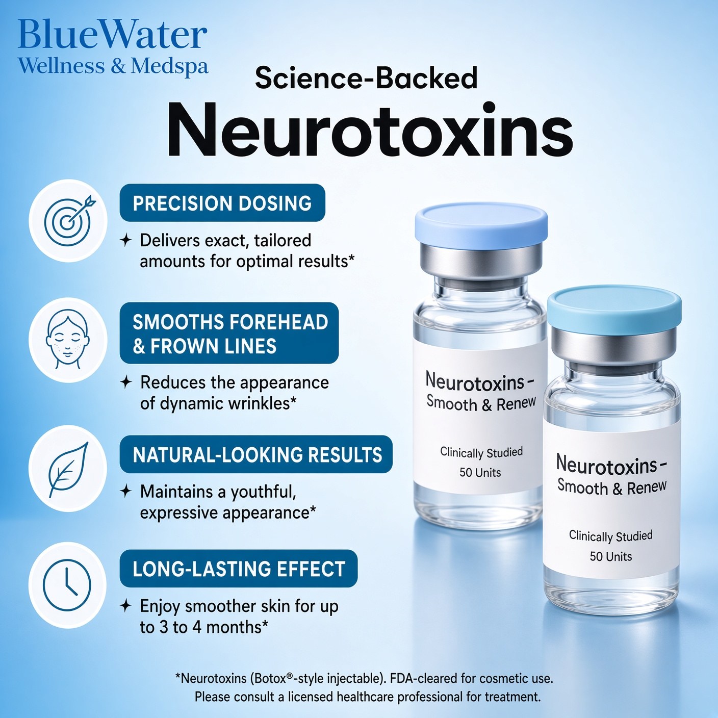 Wrinkle Relaxers TOX at BlueWater Wellness in Ponte Vedra, FL